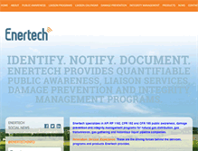 Tablet Screenshot of enertech.com